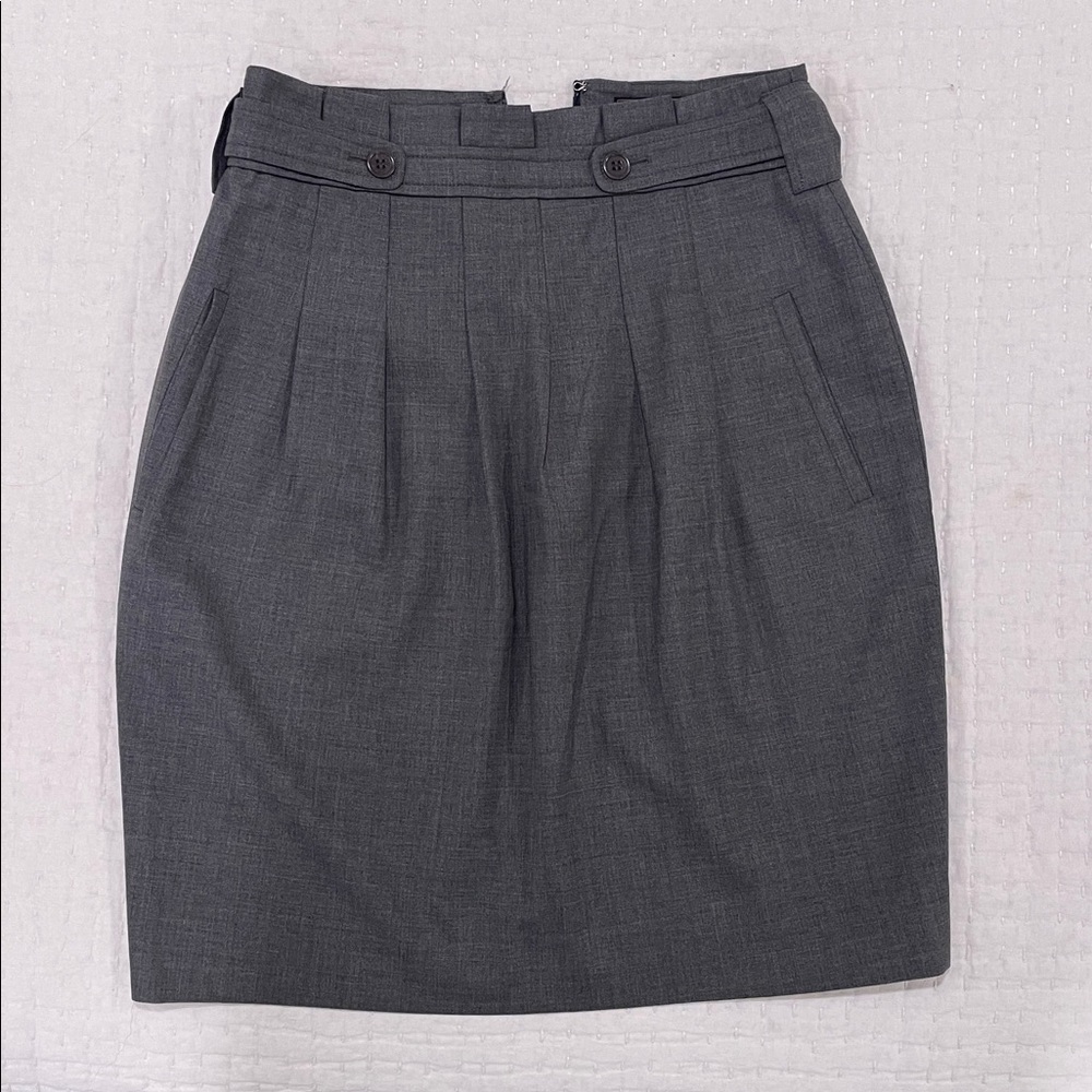 BCBGMaxAzria Charcoal Pencil Skirt